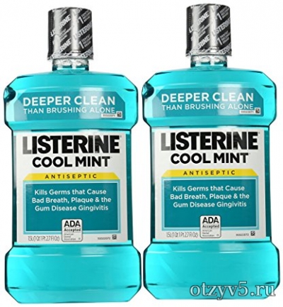 Ополаскиватель для полости рта LISTERINE cool mint отзывы про Товары для здоровья