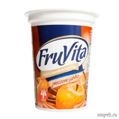 Йогурт FruVita с яблоком и корицей. отзывы про Йогурты