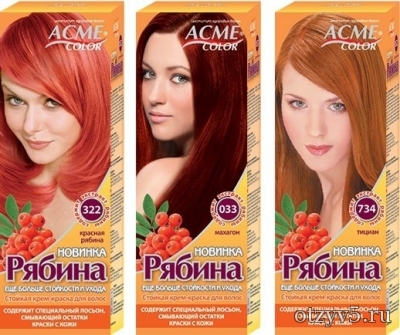 Краска для волос ACME Color Рябина отзывы про Краска для волос