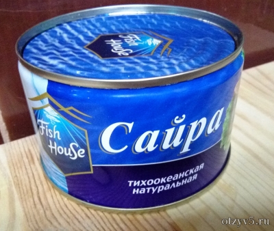 Рыбные консервы Сайра натуральная от фирмы Fish House отзывы про Консервы
