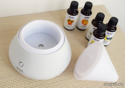 Ультразвуковой арома-диффузор Now Foods Ultrasonic Oil Diffuser и эфирные масла от Now Foods отзывы про Мелкая бытовая техника