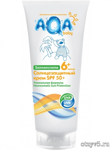 Солнцезащитный крем Aqa baby отзывы про Детские товары
