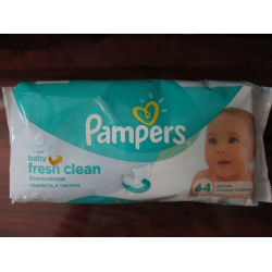 Салфетки Pampers Fresh Clean отзывы про Детские товары