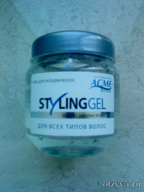 Styling Gel ACME: эффективный гель для укладки влажных волос - отзывы
