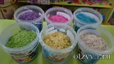 Кинетический песок для детей отзывы про Игрушки