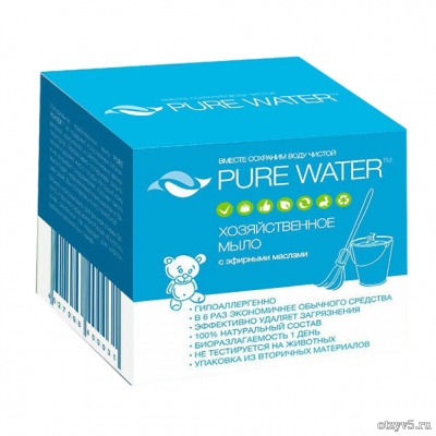 Хозяйственное мыло Pure Water отзывы про Мыло