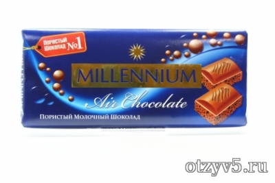 Пористый молочный шоколад Millenium отзывы про Шоколад