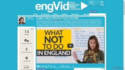 Уроки английского языка на сайте Engvid отзывы про Другие сайты
