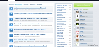 Сайт "Большой вопрос" bolshoyvopros.ru отзывы про Заработок в интернете